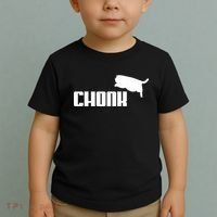 Chonk Cat Meme Funny Toddler T-Shirt thumb 2