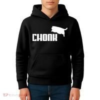 Chonk Cat Meme Funny Kids Hoodie thumb 4