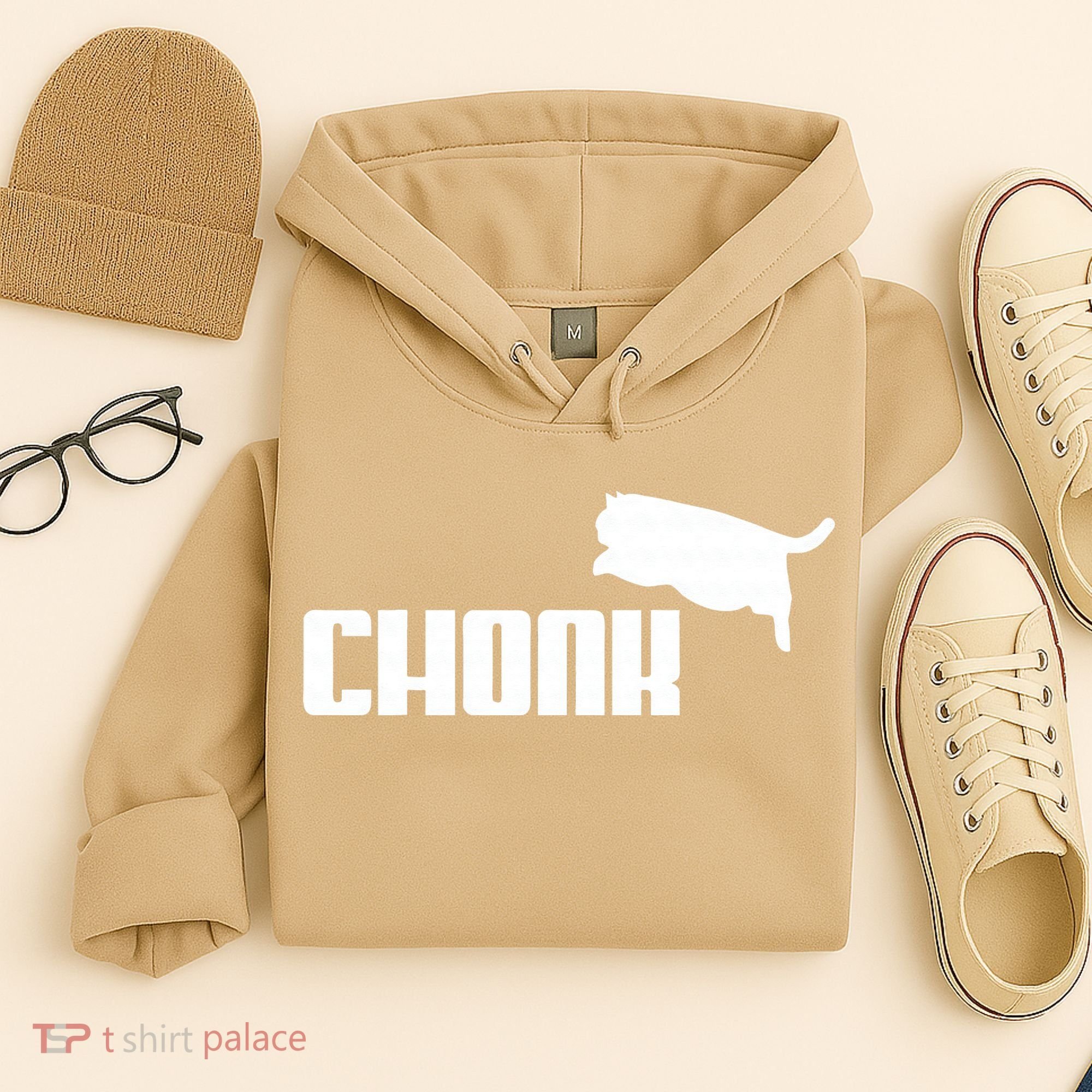 Chonk Cat Meme Funny Hoodie