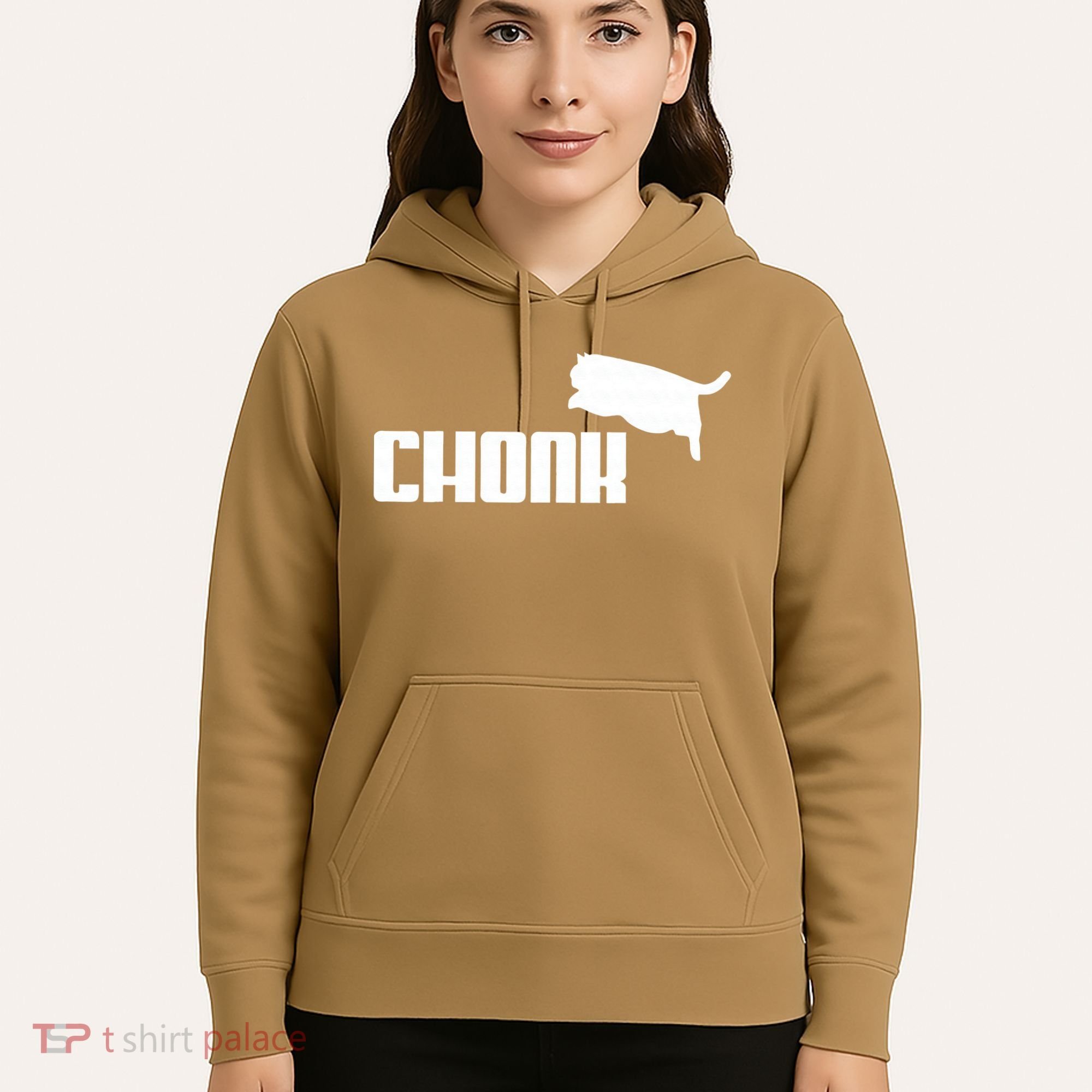 Chonk Cat Meme Funny Hoodie