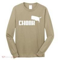 Chonk Cat Meme Funny Long Sleeve Shirt thumb 0