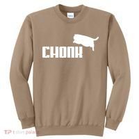 Chonk Cat Meme Funny Sweatshirt thumb 0