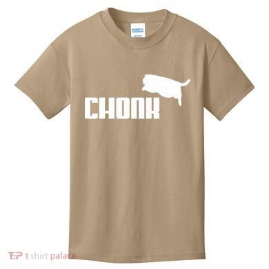 Chonk Cat Meme Funny Kids T-Shirt