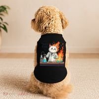 Chemistry Cat Meme This Is Fine Medical Lab Tech Lab Science Doggie Tank thumb 2