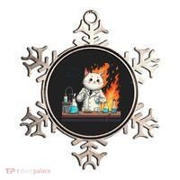 Chemistry Cat Meme This Is Fine Medical Lab Tech Lab Science Ornament thumb 0