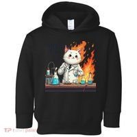 Chemistry Cat Meme This Is Fine Medical Lab Tech Lab Science Toddler Hoodie thumb 0