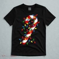 Candy Cane Merry And Bright Christmas Lights Candy Family T-Shirt thumb 5
