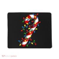 Candy Cane Merry And Bright Christmas Lights Candy Family Mousepad thumb 0