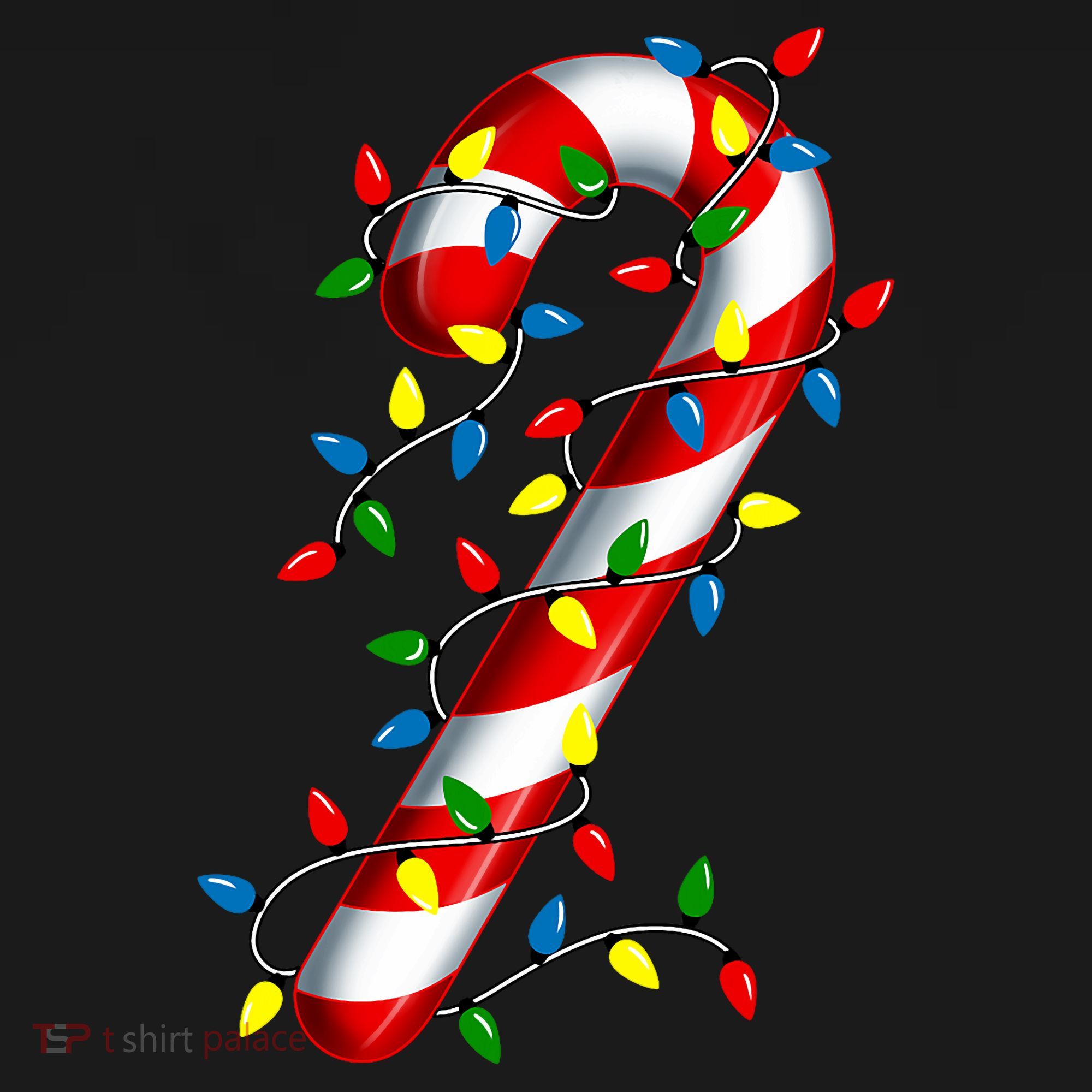 Candy Cane Merry And Bright Christmas Lights Candy Family Mousepad
