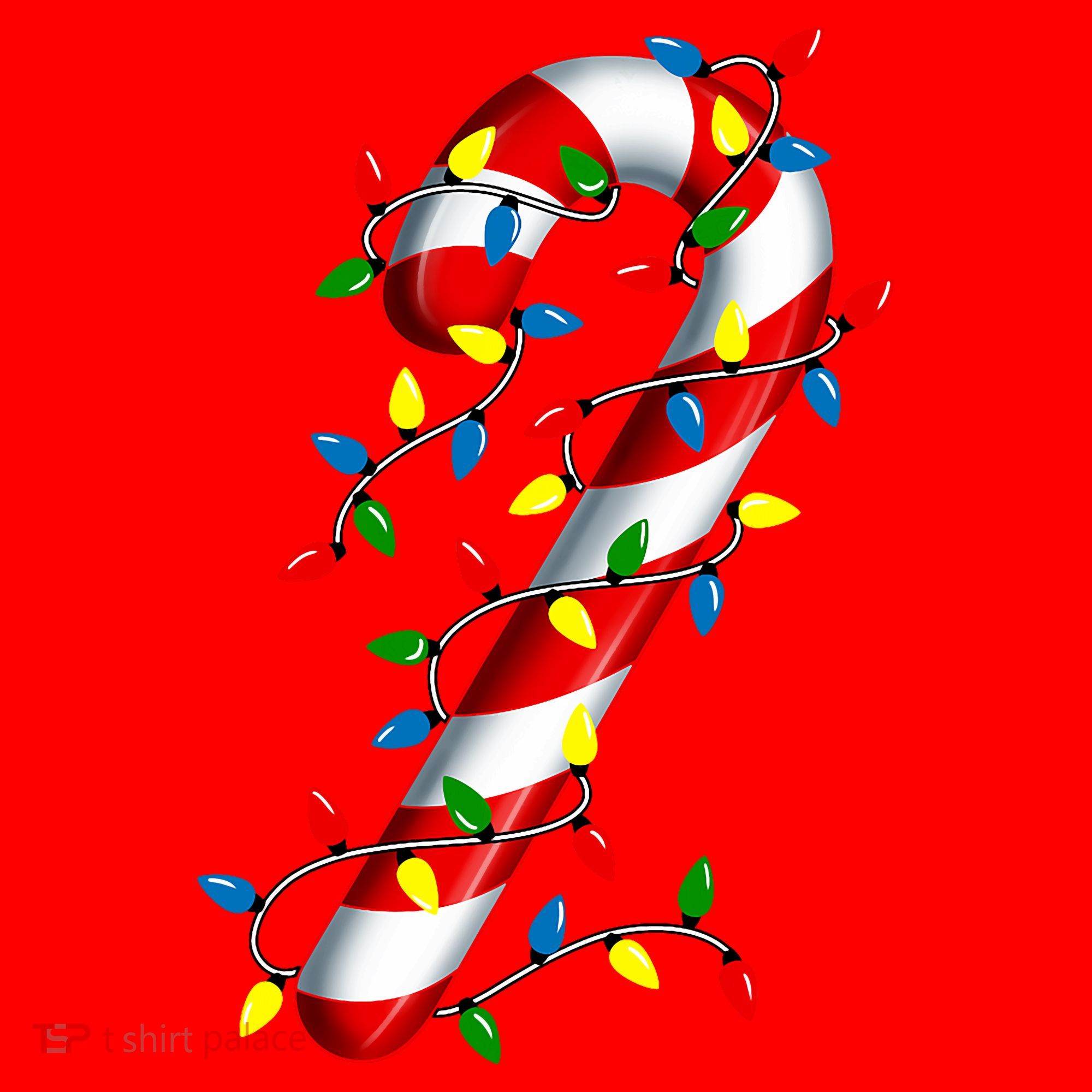 Candy Cane Merry And Bright Christmas Lights Candy Family Santa Hat