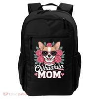 Cute Chihuahua Mom Sunglasses Flower For Chihuahua Owner Backpack thumb 0