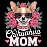 Cute Chihuahua Mom Sunglasses Flower For Chihuahua Owner Coffee Mug thumb 5