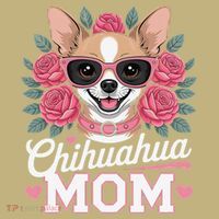 Cute Chihuahua Mom Sunglasses Flower For Chihuahua Owner T-Shirt thumb 7