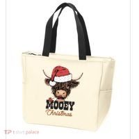 Christmas Cow Mooey Christmas Cute Cow Tote Bag thumb 3