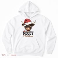 Christmas Cow Mooey Christmas Cute Cow Hoodie thumb 0
