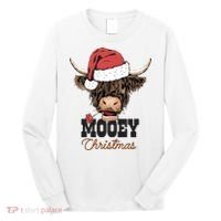 Christmas Cow Mooey Christmas Cute Cow Long Sleeve Shirt thumb 0