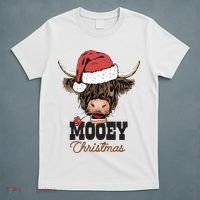 Christmas Cow Mooey Christmas Cute Cow T-Shirt thumb 5