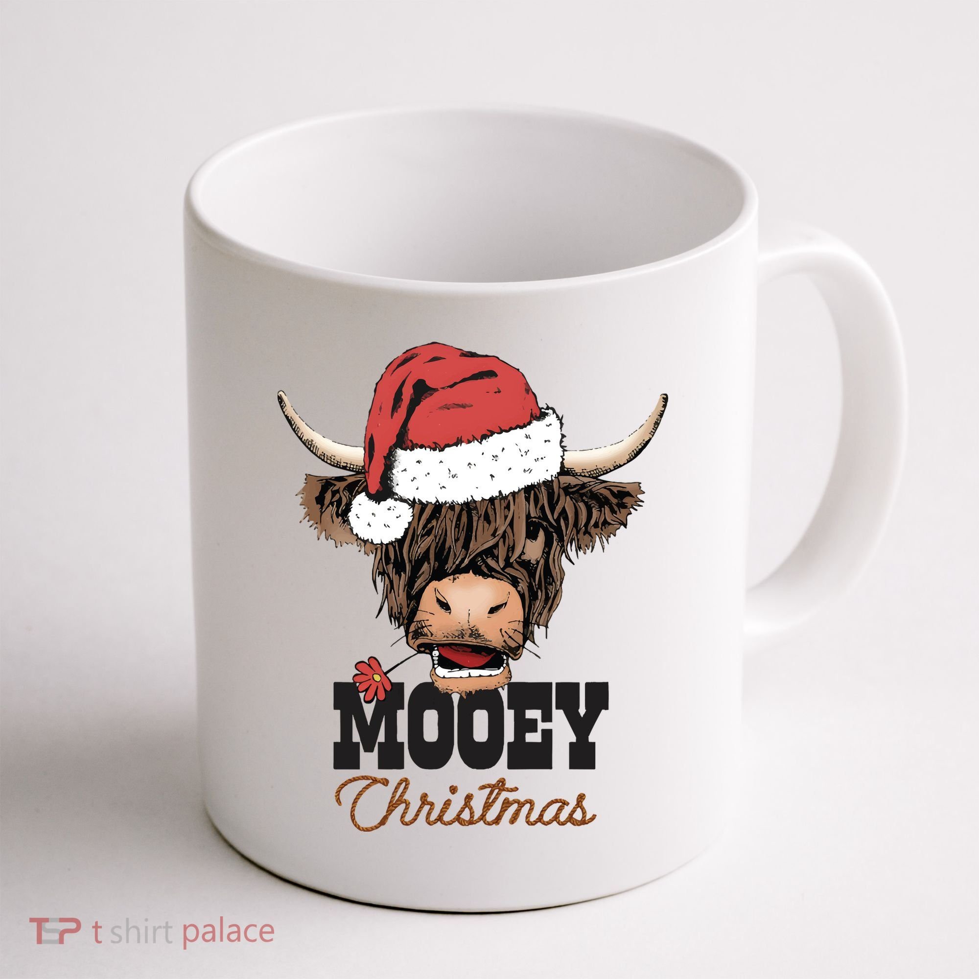 Christmas Cow Mooey Christmas Cute Cow Coffee Mug