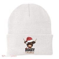 Christmas Cow Mooey Christmas Cute Cow Beanie thumb 0
