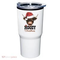 Christmas Cow Mooey Christmas Cute Cow Tumbler thumb 0