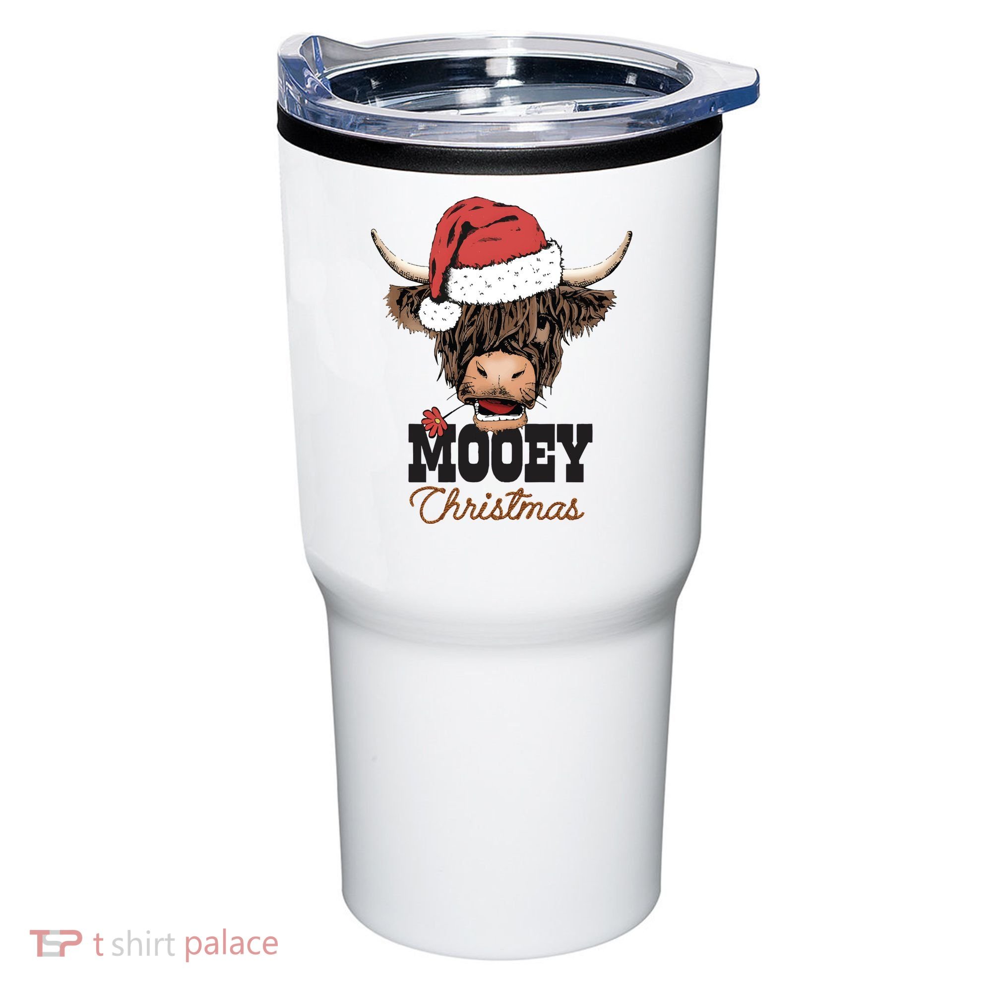 Christmas Cow Mooey Christmas Cute Cow Tumbler