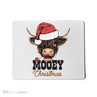 Christmas Cow Mooey Christmas Cute Cow Mousepad thumb 0