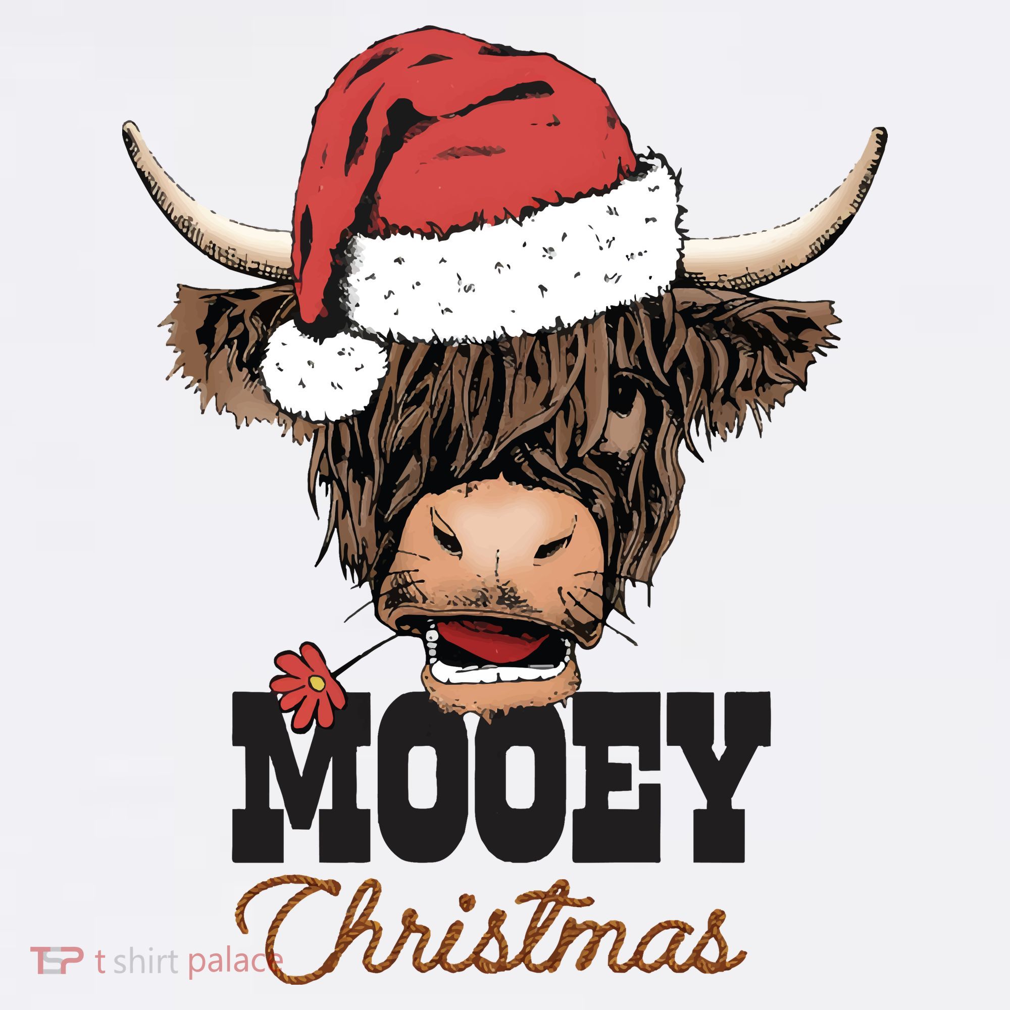 Christmas Cow Mooey Christmas Cute Cow Women's Tank Top