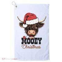Christmas Cow Mooey Christmas Cute Cow Golf Towel thumb 0