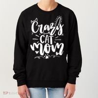 Crazy Cat Mom Cat Lover Cat Day Women's Sweatshirt thumb 0