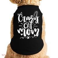 Crazy Cat Mom Cat Lover Cat Day Doggie Tank thumb 0