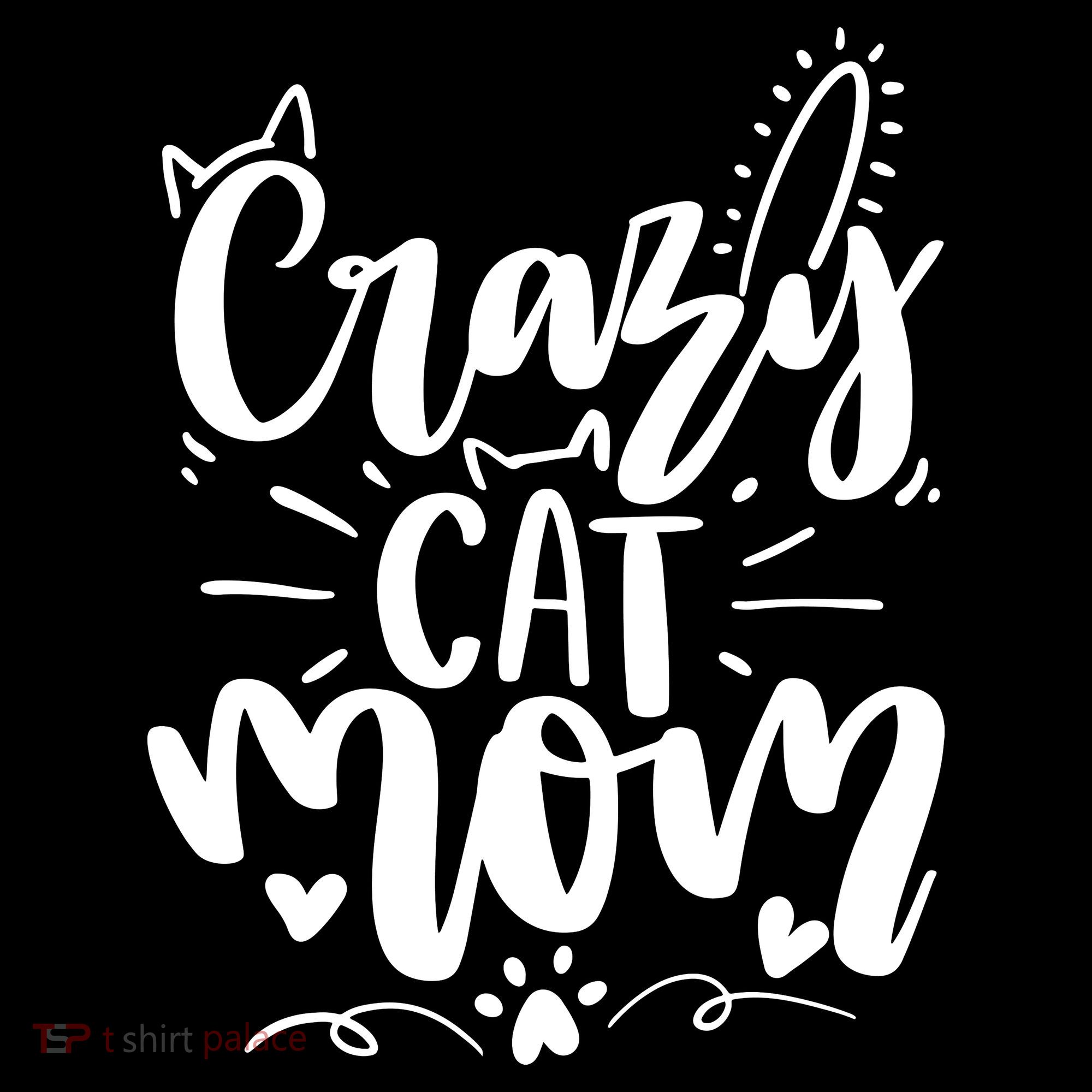 Crazy Cat Mom Cat Lover Cat Day Doggie Tank