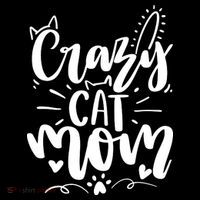 Crazy Cat Mom Cat Lover Cat Day Bucket Hat thumb 4