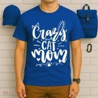 Crazy Cat Mom Cat Lover Cat Day T-Shirt thumb 6