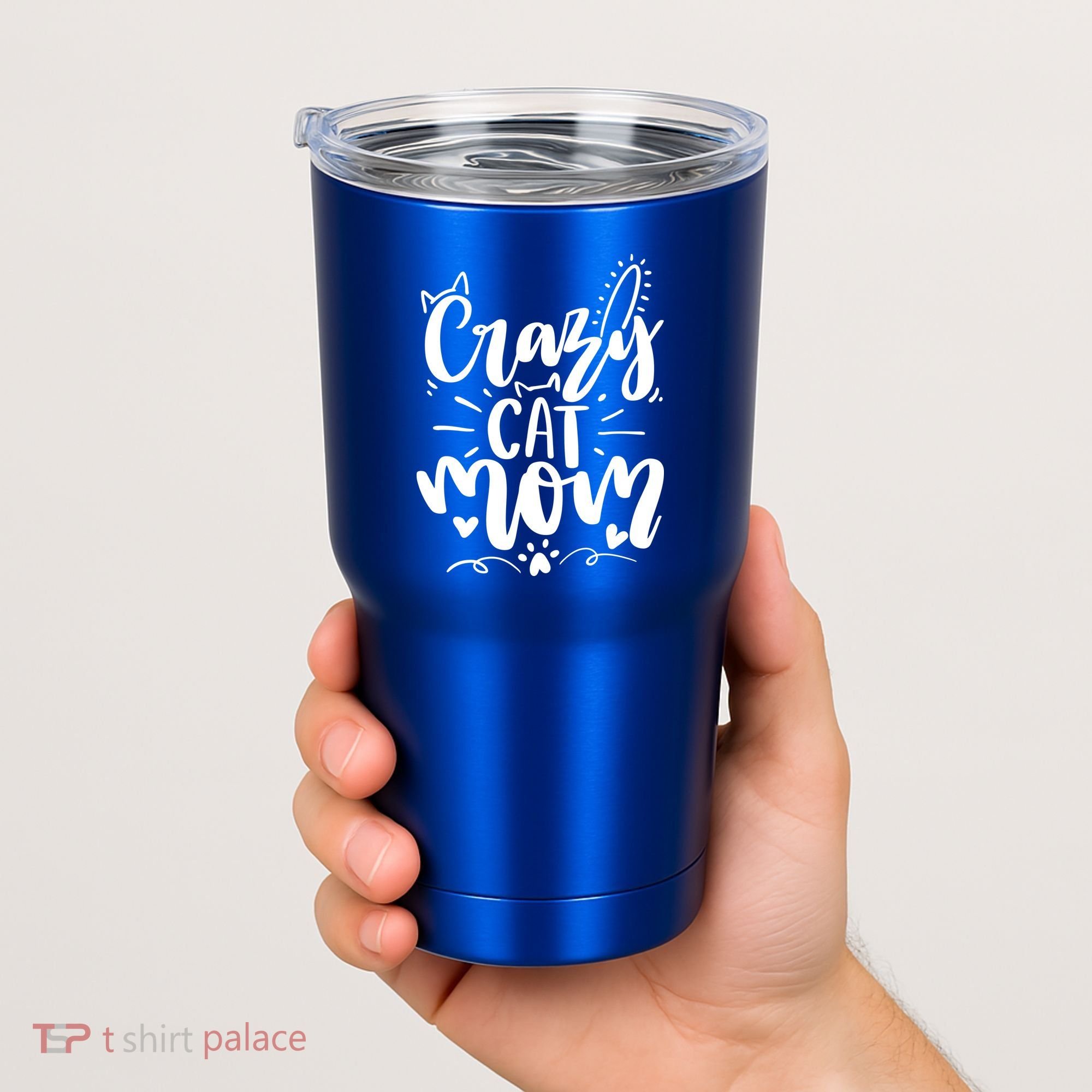 Crazy Cat Mom Cat Lover Cat Day Tumbler