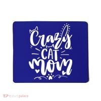 Crazy Cat Mom Cat Lover Cat Day Mousepad thumb 0