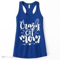 Crazy Cat Mom Cat Lover Cat Day Women's Tank Top thumb 0