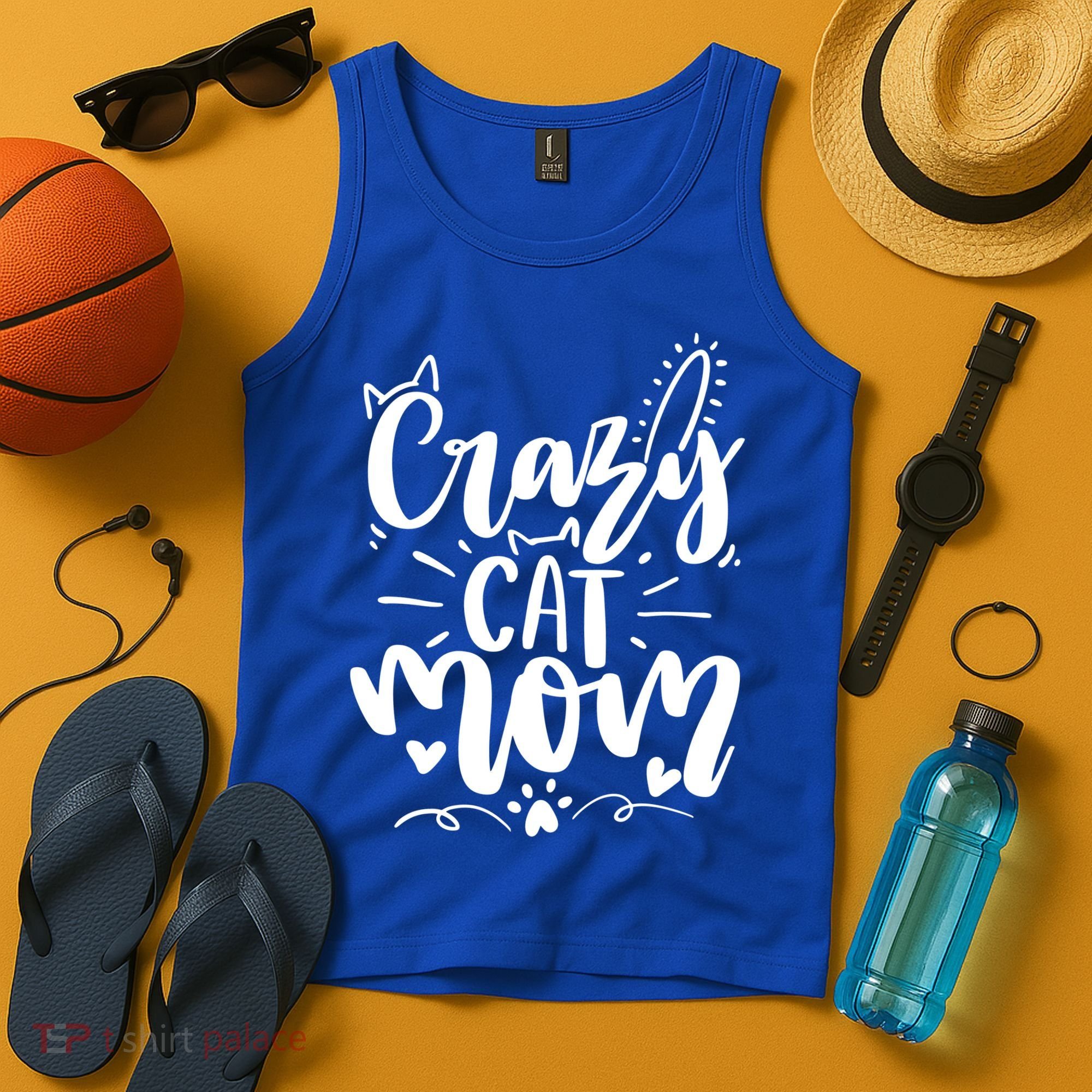 Crazy Cat Mom Cat Lover Cat Day Tank Top