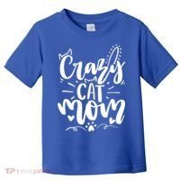 Crazy Cat Mom Cat Lover Cat Day Toddler T-Shirt thumb 0