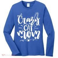 Crazy Cat Mom Cat Lover Cat Day Women's Long Sleeve Shirt thumb 0