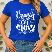 Crazy Cat Mom Cat Lover Cat Day Women's T-Shirt thumb 2