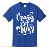 Crazy Cat Mom Cat Lover Cat Day Kids T-Shirt thumb 0
