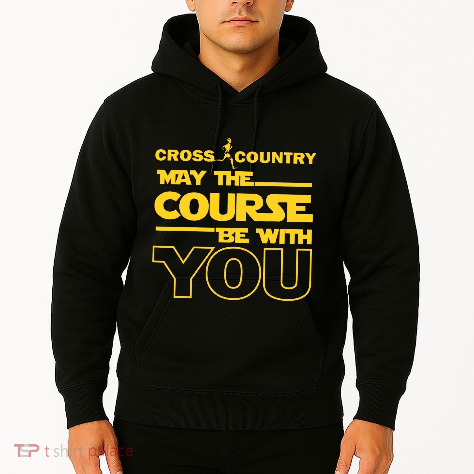 Cross Country May The Course Be With You Runner Jogger Gift Hoodie