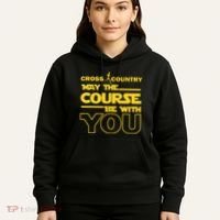 Cross Country May The Course Be With You Runner Jogger Gift Hoodie thumb 5