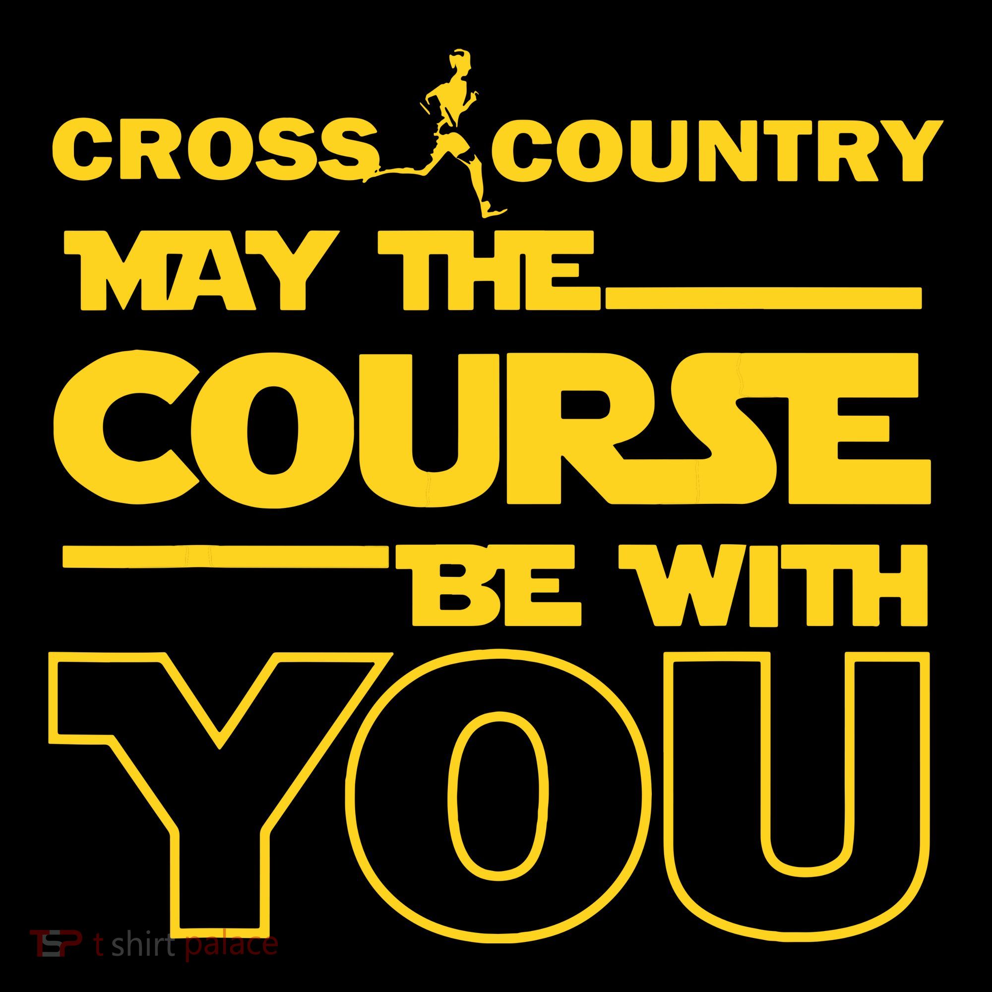 Cross Country May The Course Be With You Runner Jogger Gift Hoodie