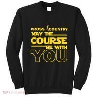 Cross Country May The Course Be With You Runner Jogger Gift Sweatshirt thumb 0