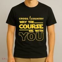 Cross Country May The Course Be With You Runner Jogger Gift T-Shirt thumb 3