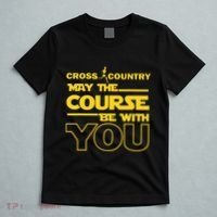 Cross Country May The Course Be With You Runner Jogger Gift T-Shirt thumb 5