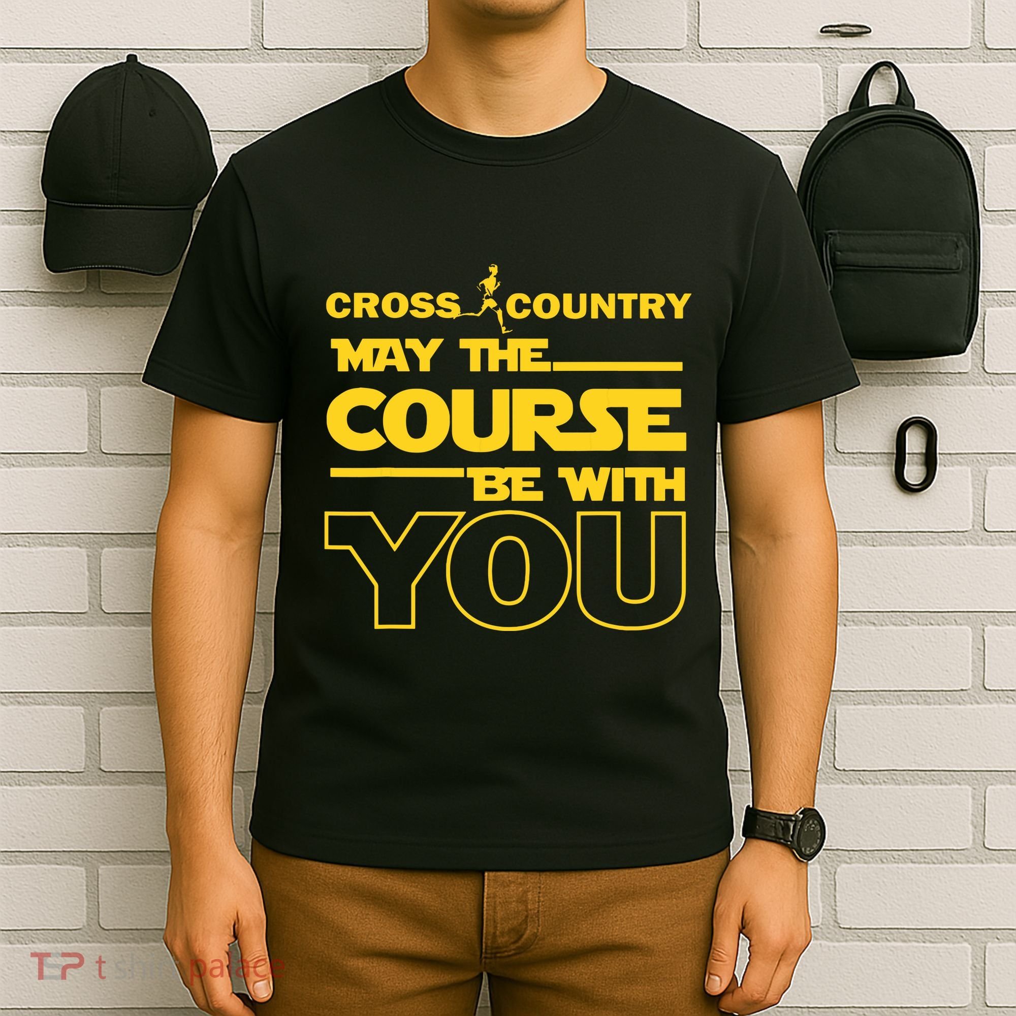Cross Country May The Course Be With You Runner Jogger Gift T-Shirt