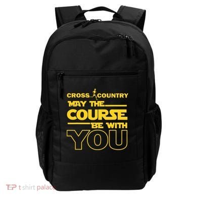 Cross Country May The Course Be With You Runner Jogger Gift Backpack