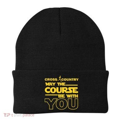 Cross Country May The Course Be With You Runner Jogger Gift Beanie
